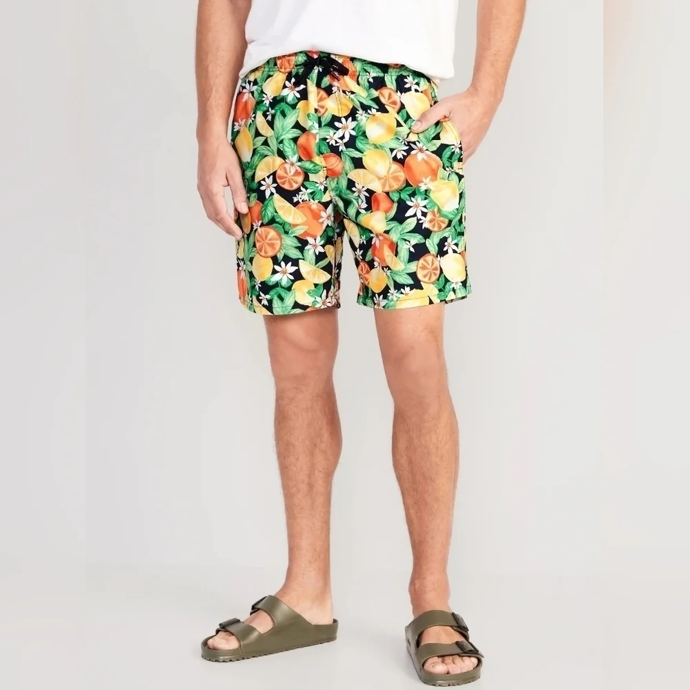 Old Navy #538685 Printed Swim Trunks NWT